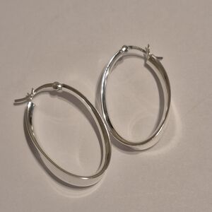Beautiful Silver Hoop Earrings